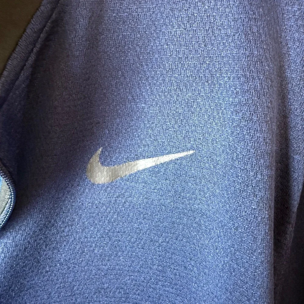Nike Golf‎ Dri-Fit 1/4 Zip Pullover Mens XL Blue Long Sleeve Athletic Shirt